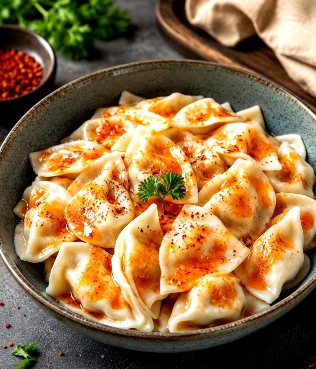 Patatesli Çerkes Mantısı